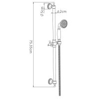 Душевой гарнитур Gappo G8016 Хром — фото 10, Душевые гарнитуры
