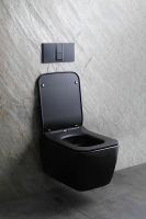 Унитаз Allen Brau Liberty 2 4.33007.31 подвесной Черный матовый без сиденья — фото 36, Подвесные унитазы