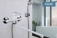 Товар: Смеситель для ванны Frap H41 F2241 универсальный Белый Хром - фото 13 Смеситель для ванны Frap H41 F2241 универсальный Белый Хром — фото 13, Смесители