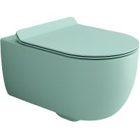 Товар: Унитаз Bocchi V-Tondo 1416-033-0129 подвесной Мятный матовый без сиденья - фото 2 Унитаз Bocchi V-Tondo 1416-033-0129 подвесной Мятный матовый без сиденья — фото 2, Унитазы