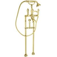 Смеситель для ванны Cezares First VDPS FIRST-VDPS-03/24-M Золото 24 карат — фото 1, Смесители напольные