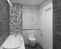 Товар: Керамический декор Laparet Prime мозаичный серый микс MM34040 25х25 см - фото 2 Керамический декор Laparet Prime мозаичный серый микс MM34040 25х25 см — фото 2, Керамическая плитка