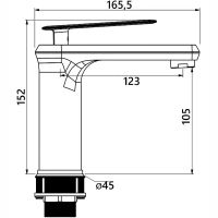 Товар: Смеситель для раковины Orange Line Хром арт-M06-021cr - фото 8 Смеситель для раковины Orange Line Хром арт-M06-021cr — фото 8, Смесители для раковины