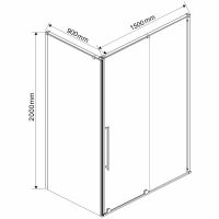 Товар: Душевой уголок Vincea Arno 150x90 профиль Хром стекло прозрачное арт-VSR-1A9015CL - фото 9 Душевой уголок Vincea Arno 150x90 профиль Хром стекло прозрачное арт-VSR-1A9015CL — фото 9, Прямоугольные душевые уголки