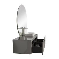 Зеркало Black&White Universe 130 915.mr с подсветкой без выключателя — фото 5, Мебель для ванной