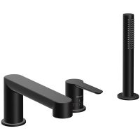 Смеситель на борт ванны Ravak Puri PU 026.20 X070186 Черный матовый — фото 1, Смесители на борт ванны