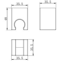 Товар: Держатель ручного душа Aquatek Черный матовый арт-AQ2400MB - фото 2 Держатель ручного душа Aquatek Черный матовый арт-AQ2400MB — фото 2, Держатели для душа