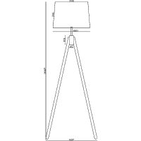 Товар: Торшер Maytoni Table Floor Calvin Z177FL-01W Белый - фото 8 Торшер Maytoni Table Floor Calvin Z177FL-01W Белый — фото 8, Торшеры