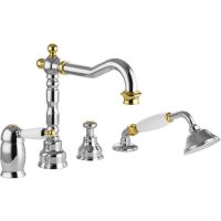 Товар: Смеситель на борт ванны Migliore Oxford 19154 Хром Золото - фото 1 Смеситель на борт ванны Migliore Oxford 19154 Хром Золото — фото 1, Смесители на борт ванны