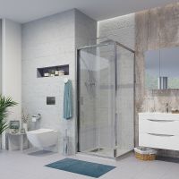 Душевой уголок Niagara Nova 90х90 NG-62-9A-A90 профиль Хром стекло прозрачное — фото 2, Душевые уголки