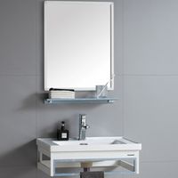 Комплект мебели для ванной River Laura 605 BU 10000003946 Белый Голубой — фото 1, Мебель для ванной