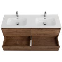 Тумба под раковину BelBagno Kraft 120 KRAFT-1200-4C-SO-2-RT подвесная Rovere Tabacco — фото 9, Тумбы под раковину