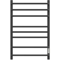 Электрический полотенцесушитель Point Сатурн PN90858B П8 500x800 диммер справа Черный — фото 1, Электрические полотенцесушители