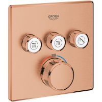 Смеситель для душа Grohe SmartControl 29126DL0 с термостатом Теплый закат матовый — фото 1, Смеситель для душа