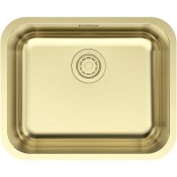 Кухонная мойка Paulmark Vello 53 Uni VE53-LG Светлое золото — фото 1, Кухонные мойки