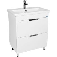 Тумба под раковину VIANT Лима 70 VLIM70CO-T2Y Белая — фото 1, Мебель для ванной