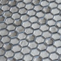Товар: Стеклянная мозаика Caramelle mosaic Alchimia Argento grani hexagon 30x30 см - фото 2 Стеклянная мозаика Caramelle mosaic Alchimia Argento grani hexagon 30x30 см — фото 2, Мозаика