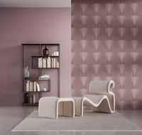 Обои Milassa Okinava Ok7 012 Флизелин (1*10,05) Оранжевый, Однотонные — фото 2, Обои для стен