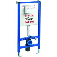 Комплект унитаза Pestan Fluenta SET40006661DW с инсталляцией с сиденьем Микролифт и Белой клавишей смыва — фото 2, Унитазы