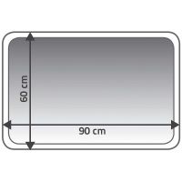 Коврик для ванной комнаты Ridder Streak 90х60 7107310 Черный — фото 4, Коврики для ванной комнаты