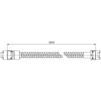 Душевой шланг Aquatek AQ2102MB Черный матовый — фото 2, Душевое оборудование. Душевая программа