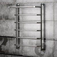 Водяной полотенцесушитель Тругор Браво 1 П НП 80x50 с полкой Хром — фото 2, Водяные полотенцесушители