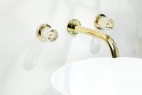 Товар: Смеситель для раковины Boheme Elegante 152-2-G-EL Золото - фото 3 Смеситель для раковины Boheme Elegante 152-2-G-EL Золото — фото 3, Смесители