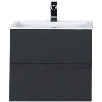 Товар: Тумба с раковиной Aquanet Алвита 60 213094 подвесная Серый антрацит - фото 2 Тумба с раковиной Aquanet Алвита 60 213094 подвесная Серый антрацит — фото 2, Мебель для ванной