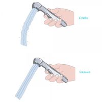 Гигиенический душ GPD STS06 Хром — фото 2, Душевое оборудование. Душевая программа