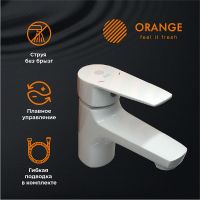 Товар: Смеситель для раковины Orange Loop Белый арт-M26-021w - фото 3 Смеситель для раковины Orange Loop Белый арт-M26-021w — фото 3, Смесители для раковины