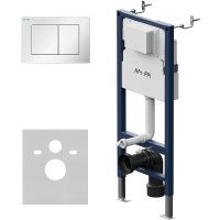 Инсталляция AM.PM PrimeFit I012709.0201 для унитаза с Белой глянцевой клавишей смыва — фото 4, Инсталляции для унитазов