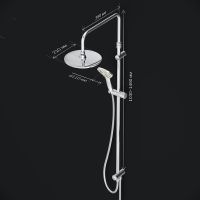 Товар: Душевая система AM.PM Gem F0790000 Хром - фото 18 Душевая система AM.PM Gem F0790000 Хром — фото 18, Душевые стойки