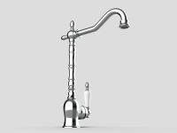 Смеситель для кухни GPD Retro MTE180 Хром — фото 5, Смесители