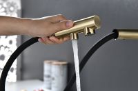 Смеситель для кухни Paulmark Serpentine Se213222-BR Бронза — фото 15, Смесители для кухни