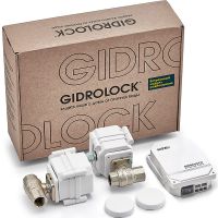 Комплект защиты от протечки воды Gidrolock Standard Radio G-Lock 1/2 39201061 с двумя кранами — фото 1, Системы защиты от протечки воды