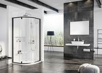 Товар: Душевой уголок Ravak Pivot PSKK3 90x90 37677300Z1 профиль Черный стекло Transparent - фото 2 Душевой уголок Ravak Pivot PSKK3 90x90 37677300Z1 профиль Черный стекло Transparent — фото 2, Душевые уголки четверть круга