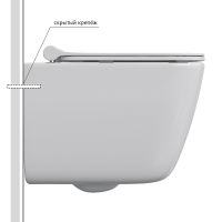 Товар: Комплект унитаза Berges Quattro S Rimless с инсталляцией Atom 043364 с сиденьем Микролифт и клавишей смыва Хром глянцевый - фото 3 Комплект унитаза Berges Quattro S Rimless с инсталляцией Atom 043364 с сиденьем Микролифт и клавишей смыва Хром глянцевый — фото 3, Унитазы