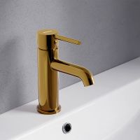 Смеситель для раковины Damixa Scandinavian Pure 360210600 Золото — фото 3, Смесители