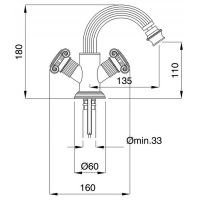 Товар: Смеситель для биде Cezares Olimp OLIMP-BS2-03/24-Sw Золото 24 карат - фото 2 Смеситель для биде Cezares Olimp OLIMP-BS2-03/24-Sw Золото 24 карат — фото 2, Смесители