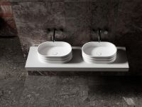 Раковина-чаша Abber Stein 56 AS2650 Белая матовая — фото 6, Раковины накладные