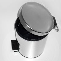 Товар: Ведро для мусора WasserKRAFT K-635 Хром - фото 3 Ведро для мусора WasserKRAFT K-635 Хром — фото 3, Мусорные ведра