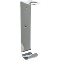 Держатель дозатора жидкого мыла Fixsen Practica FX-800B с крючком универсальный Хром — фото 1, Крючки для полотенец