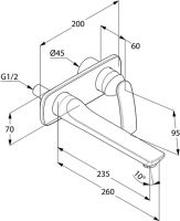 Смеситель для раковины Kludi Balance 522478775 Черный Хром — фото 2, Смесители