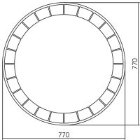Зеркало Silver Mirrors Пандора 77 LED-00002504 с подсветкой с сенсорным выключателем и диммером — фото 5, Зеркала в ванную комнату