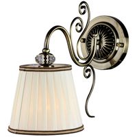Настенный светильник Maytoni Elegant Vintage ARM420-01-R Белый Бронза антик — фото 1, Светильники