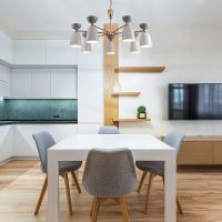 Товар: Люстра Maytoni Modern Cloches MOD113PL-07W Белая Серая Латунь - фото 2 Люстра Maytoni Modern Cloches MOD113PL-07W Белая Серая Латунь — фото 2, Люстры