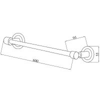 Товар: Полотенцедержатель Boheme Murano 10902-V-CR Хром Фиолетовый - фото 2 Полотенцедержатель Boheme Murano 10902-V-CR Хром Фиолетовый — фото 2, Полотенцедержатели