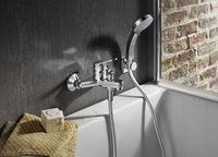 Товар: Смеситель для ванны Jacob Delafon Brive E75766-CP Хром - фото 2 Смеситель для ванны Jacob Delafon Brive E75766-CP Хром — фото 2, Смесители