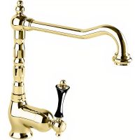 Смеситель для кухни Cezares Margot MARGOT-LLM2-03/24-N Золото 24 карат — фото 1, Смесители для кухни