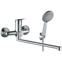 Смеситель для ванны WesnaArt Ocean OCE12-320 универсальный Хром — фото 1, Смеситель для ванны